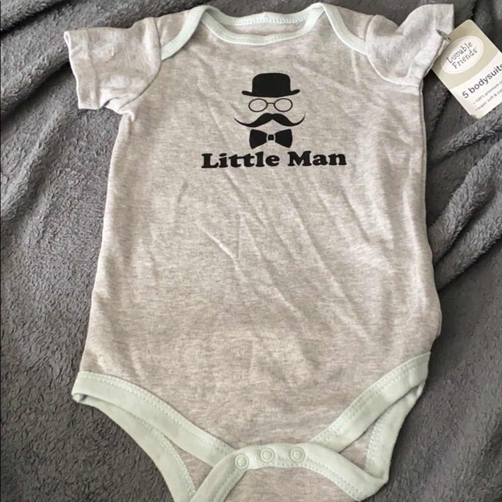 Little Man Onesie